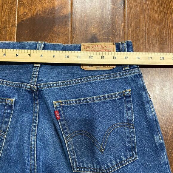 Levi's 560 Vintage Y2K Comfort Loose Fit Denim Blue Jeans Men's Size 32 x 31 - Picture 7 of 10